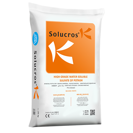 Kalium sulfat  Solucross / 0-0-51 + 46 SO3  WS SOP / Tessenderlo / 2026, 25 kq, kq