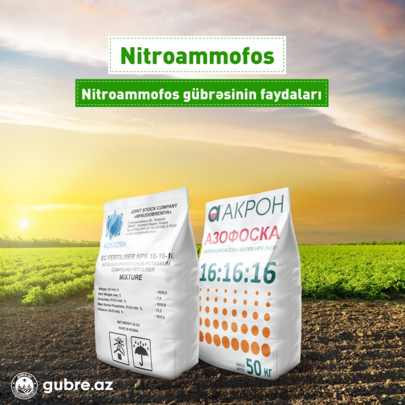 Nitroammofos (NPK) gübrəsi satışı - Nitroammofosun tərkibi nədir?