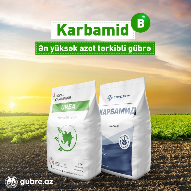 Karbamid gübrəsi satışı - Karbamidin tərkibi və faydaları
