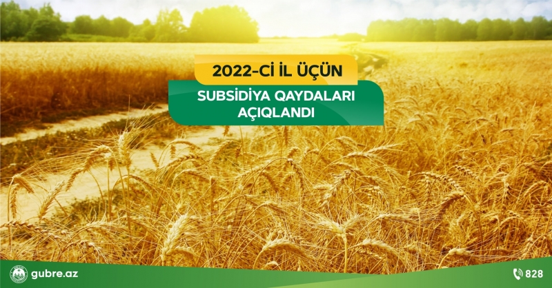 Aqrar Subsidiya Şurası 2022-ci il üçün subsidiya əmsallarını açıqladı